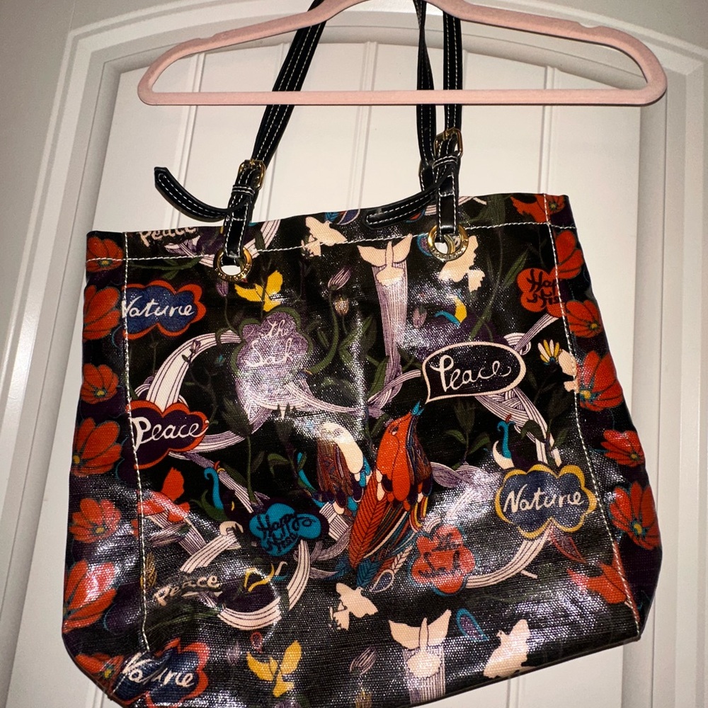 Sakroots Multicolor Peace and Nature Tote